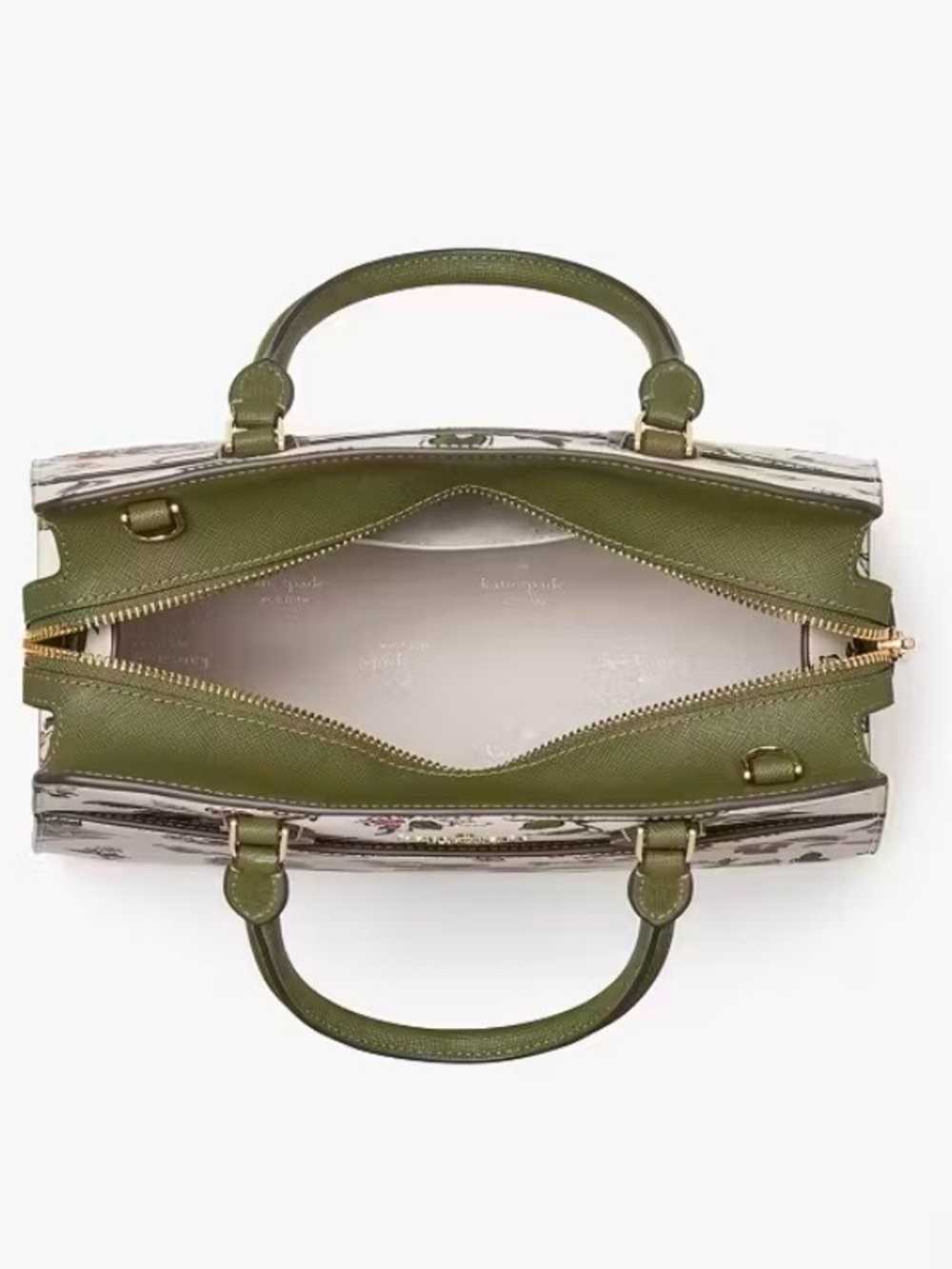 Kate Spade Madison Floral Medium Satchel & Madison continental zip around wallet - Picture 5 of 10